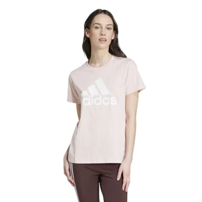 Afbeelding van adidas Essentials Logo Tee T shirt met korte mouwen voor dames (1 stuk)