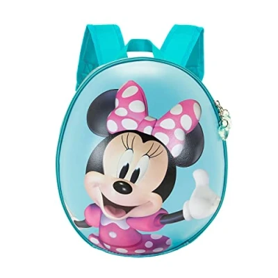 Afbeelding van Disney Minni Mouse Great Eggy rugzak, Blauw, 24 x 28 cm, inhoud 6 l, Taglia Unica, rugzak