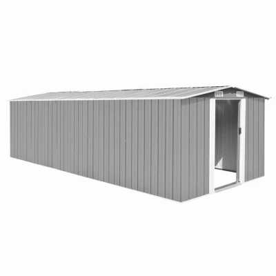 Afbeelding van Tuinschuur 257x580x181 cm metaal grijs