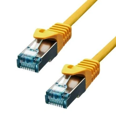 Afbeelding van ProXtend 6ASFTP 005Y netwerkkabel Geel 0,5 m Cat6a S/FTP (S STP)