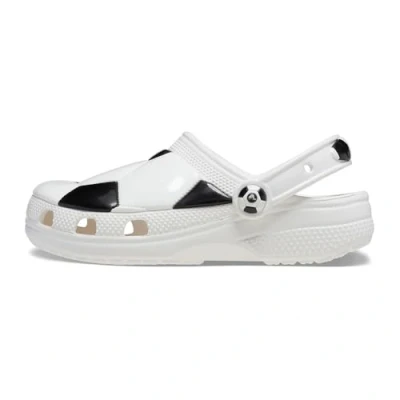 Afbeelding van Crocs Classic Soccer BALL Unisex Badslippers voor kinderen, Maat: 25/26, White/black Kunststof