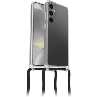 Afbeelding van OtterBox React Series Achterzijde behuizing voor mobiele telefoon halsketting transparant Samsung Galaxy S24+