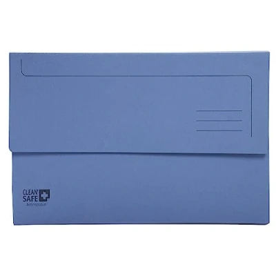 Afbeelding van Pocketmap Exacompta Clean&#039;Safe A4 400gr blauw