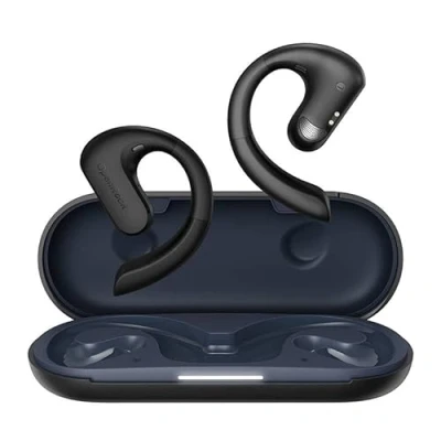 Afbeelding van OneOdio OpenRock S Ear Free headset Sport Bluetooth Stereo Cream Headset, Oplaadbox, Oorbeugel, Bestand tegen zweet
