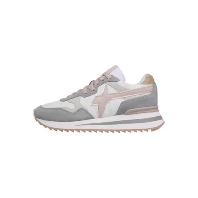 Afbeelding van W6YZ YAK Sneakers laag, Dames, Maat: 42, Hellgrau Veloursleer