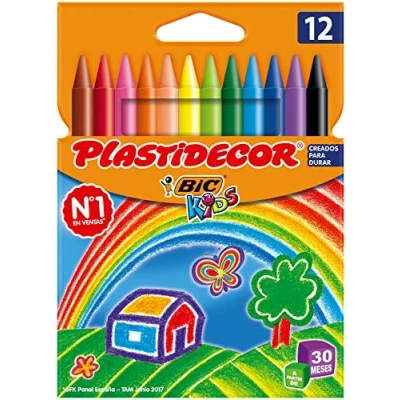 Image de Étui 12 cires Plastidecor