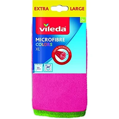 Afbeelding van Microvezeldoek Vileda Microvezel Gesorteerde kleuren (36 x 34 cm)