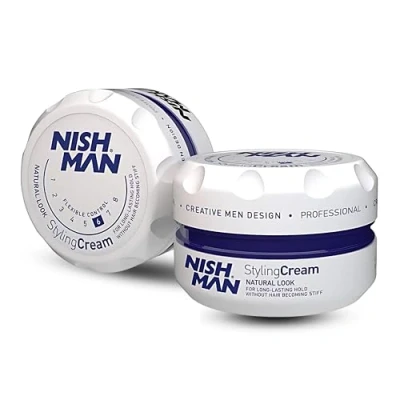 Afbeelding van Nish Man Creme Gel Natural Look Styling Cream Hair