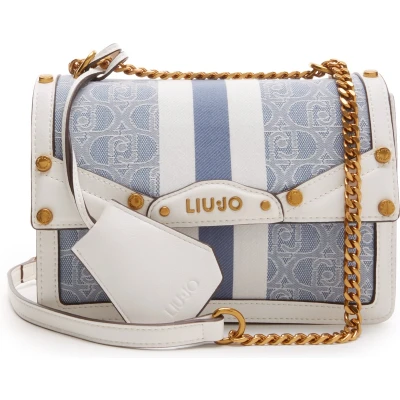 Afbeelding van LIU JO Crossbody Schoudertas, Dames, Maat: One Size, Blue denim