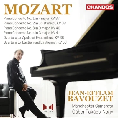 Afbeelding van Jean Efflam Bavouzet, Manchester Camerata &amp; Gábor Takács Nagy Mozart: Piano Concertos Vol. 10 (CD)
