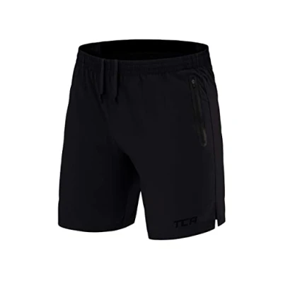Afbeelding van TCA Elite Tech Hardloopshorts voor heren, met zakken ritssluiting, XL