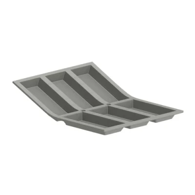 Image de Moule pour 6 financiers en Silicone elastomoules De Buyer Gris