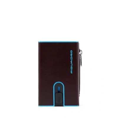 Afbeelding van Piquadro BLUE Square Portemonnee, Maat: One Size, Mahogany