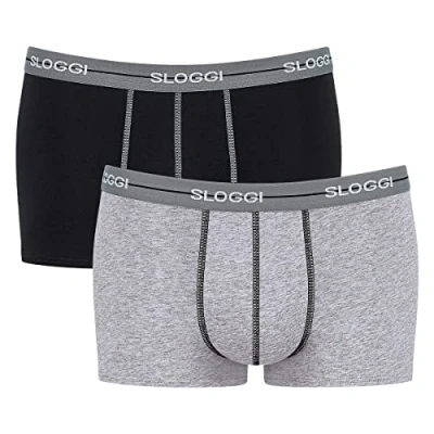 Afbeelding van Sloggi Men Start Hipster C2p Box Slips voor heren (1 stuk), zwart.