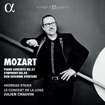 Afbeelding van Julien Chauvin, Andreas Staier, Le Concert De La Loge Piano Concerto No. 23, Symphony 40 &amp; Don Giovanni (CD)