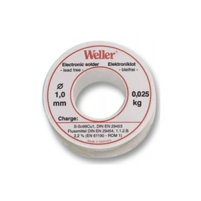 Afbeelding van Weller EL99 1 100 Soldeertin, 1mm, 100g, Loodvrij