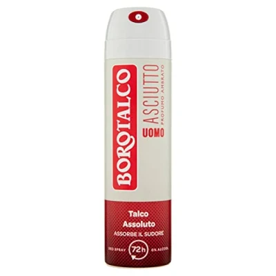 Afbeelding van Borotalco, Men Aciutto Amber Deodorant Spray 150 ml