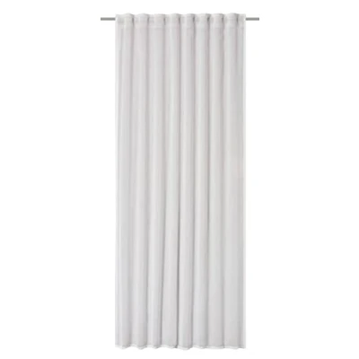 Afbeelding van Elbersdrucke Gordijn met verborgen lussen Air 00 wit semi transparant 255x140cm 201791 voor de woonkamer, slaapkamer, keuken, hal, kinderkamer