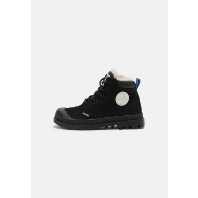 Afbeelding van Palladium Pampa HI CUFF Waterproof Unisex Snowboots voor kinderen, Maat: 35, Black Leer