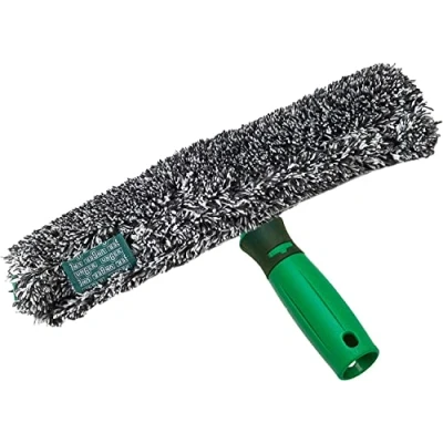 Image de Unger ErgoTec BC450 Lave mains Power (largeur 45 cm, housse en microfibre 100% polyester, poignée bicomposante, avec fermeture velcro, pour fenêtres sans traces) Noir