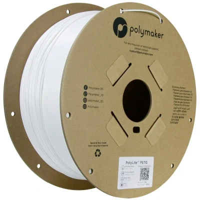Afbeelding van Polymaker PolyLite PETG (PETG, Transparant), 3D print filamenten, Transparant