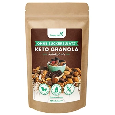 Afbeelding van Simply Keto granola chocolade muesli 250g koolhydraatarm met erythritol