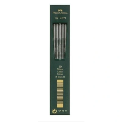 Image de Faber Castell TK 9071 mines, noir foncé, dureté: H, 2mm