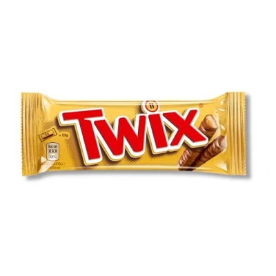 Afbeelding van 25 x Chocolade Reep Twix 50 gram