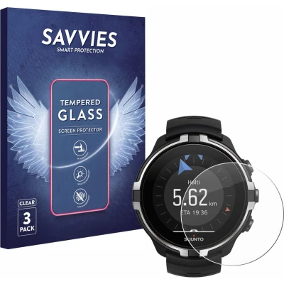 Afbeelding van Savvies Gehard glazen schermbeschermer, Smartwatch beschermfolie, Transparant
