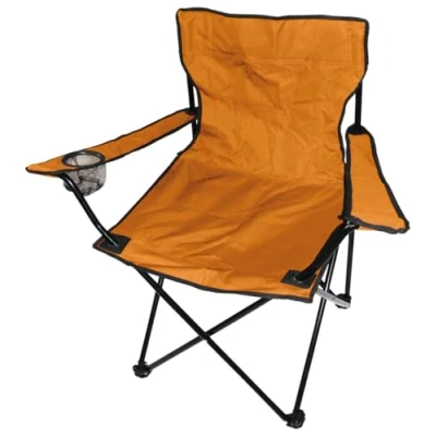 Afbeelding van Mojawo Klapstoel voor vissen, camping, met bekerhouder en draagtas, oranje