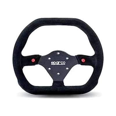 Afbeelding van Race stuurwiel Sparco 015P310F2SN Suède (31 x 26 cm)