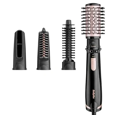Afbeelding van BaByliss Dry, Straighten &amp; Style Föhnborstel AS200E Roterend 4 Opzetstukken