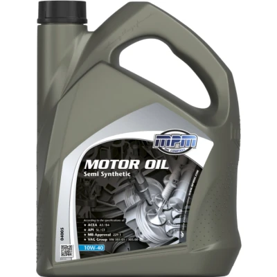 Afbeelding van Mpm Semi Synthetic 10W 40 5L Motorolie 04005 VOLKSWAGEN: Golf 5, Polo IV Hatchback, 4, MERCEDES BENZ: E Class Saloon, C Saloon