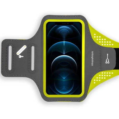Afbeelding van iMoshion Hardloop telefoonhouder Hardloopband Universele Sportarmband Ruimte voor pasje en sleutel van 6,2 t/m 6,9 inch