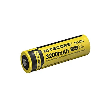Afbeelding van Nitecore Oplaadbare Batterij 18650 Li Ion 3200mAh NL1832