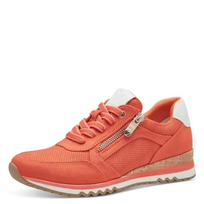 Afbeelding van Marco Tozzi Sneakers laag, Dames, Maat: 41, Carrot comb Imitatieleer/ textiel