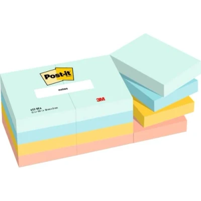 Afbeelding van Post it Notes Beachside, 100 Vel, Ft 38 X 51 Mm, Pak Van 12 Blokken Memoblok