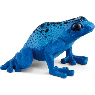 Afbeelding van Schleich wild life blauwe pijlgifkikker 5 cm