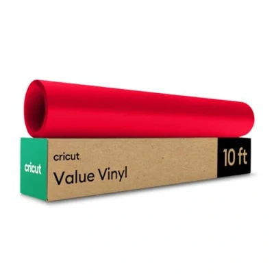 Afbeelding van Cricut Voordelig vinyl mat, rood 30,5 cm x 3 m (1)