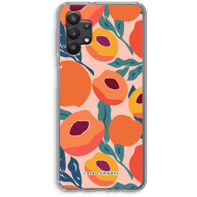 Afbeelding van Case Company® hoesje geschikt voor Samsung Galaxy A32 5G Perzik Soft Cover Telefoonhoesje Bescherming aan alle Kanten en Schermrand