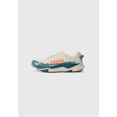 Afbeelding van HOKA Torrent 4 Trail hardloopschoenen, Heren, Maat: 46 2/3, Putty/blue twilight Textiel
