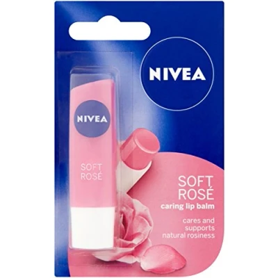 Afbeelding van Nivea Soft Rose Lippenbalsem 12 x 5,5 ml