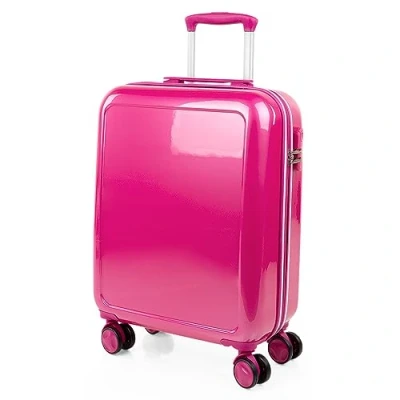Afbeelding van ITACA Reiskoffers voor kinderen. Medium koffer en cabinekoffer met toilettas. Resistent lichtgewicht slotcombinatie 702600B, Fuchsia