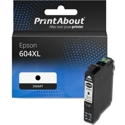 Afbeelding van Huismerk Epson 604XL (C13T10H14010) Inktcartridge Zwart Hoge capaciteit