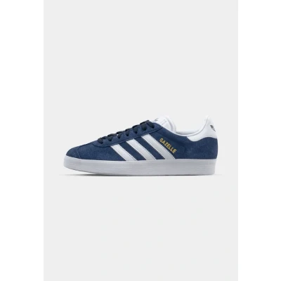 Afbeelding van Adidas dames Gazelle sneaker van suède met leren details in de kleur Indigo, maat: 39 1/3