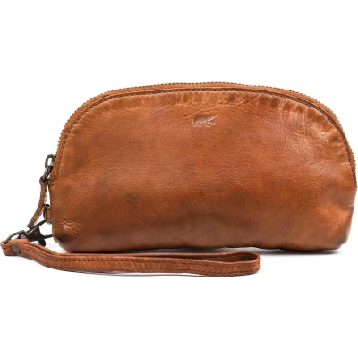 Afbeelding van Bear Design Cow Lavato Make Up Tasje cognac