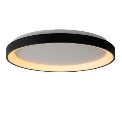 Afbeelding van Lucide Plafondlamp Vidal 48 cm zwart