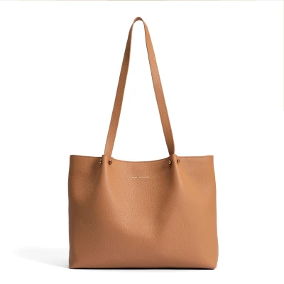 Afbeelding van Isabel Bernard Honoré Dames Shopper van Kalfsleer Bruin