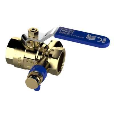 Afbeelding van Raminex Kogelstopkraan S.28 met aftapper 3/4 x