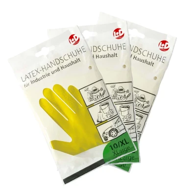 Afbeelding van L+D CleanGo 1460 8 Werkhandschoen Natuurlatex Maat (handschoen): 8, M 1 paar